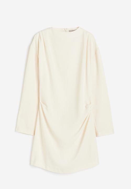 H&M - Draped dress - white