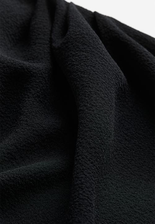 H&M - Draped dress - black