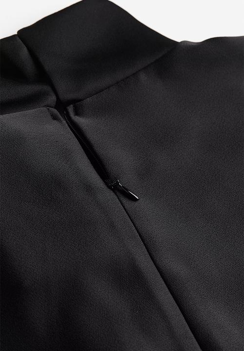 H&M - Draped dress - black