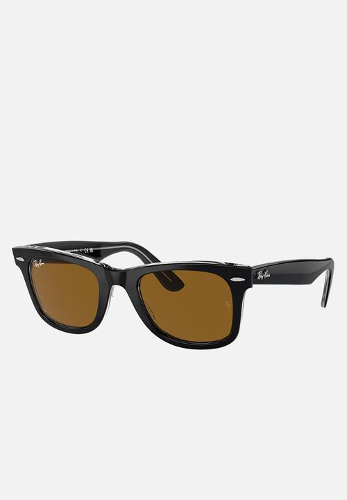 Ray-Ban - Wayfarer - Black On Transparent