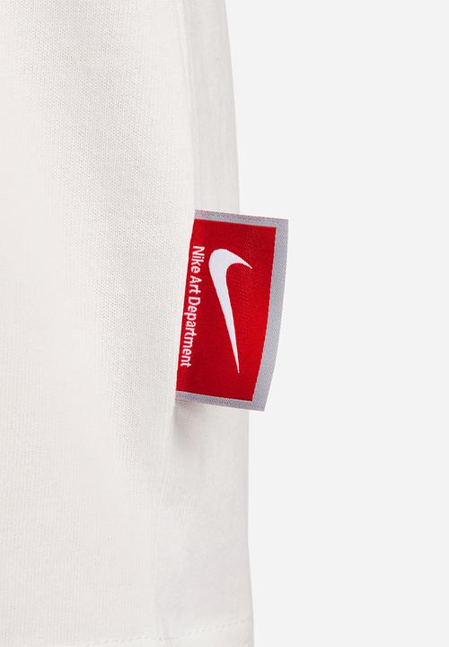 Nike - NSW OC Art Dept Sail tee - sail/emerald rise