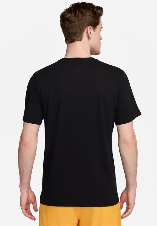 Nike -  Dri-FIT Fitness  3mo slub gfx t-shirt - black