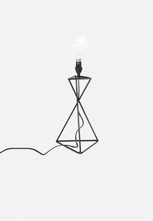Sixth Floor - Wire Hour-Glass Lamp with Shade
