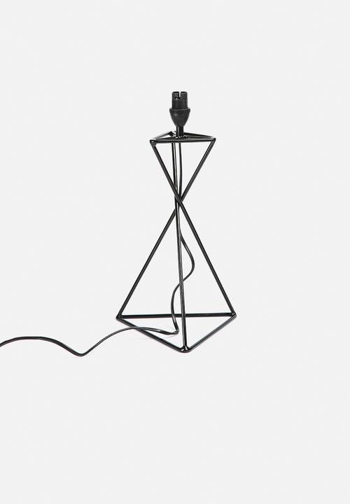 Sixth Floor - Wire Hour-Glass Lamp with Shade
