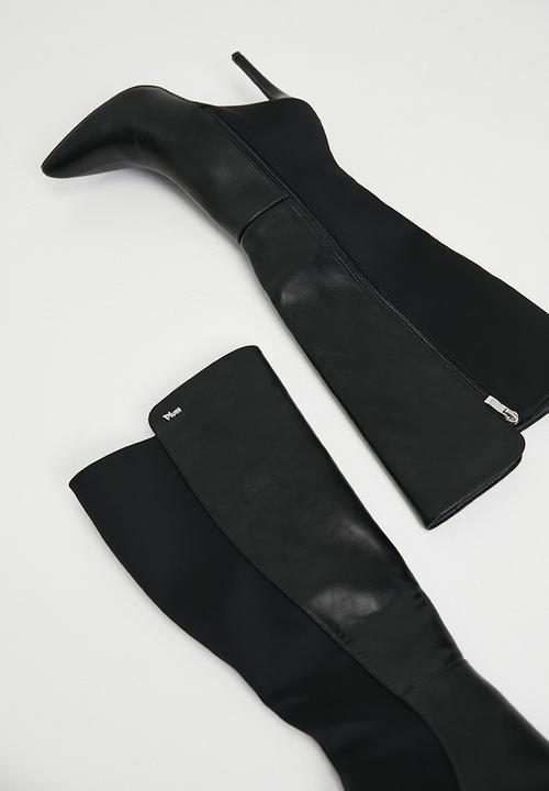Plum - Addilyn boot - black