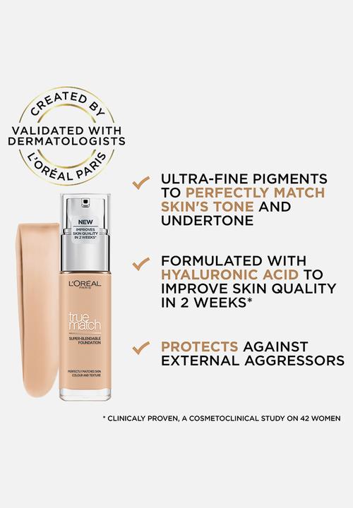 L'Oreal Paris - True Match Liquid Foundation - 2C Rose Vanilla