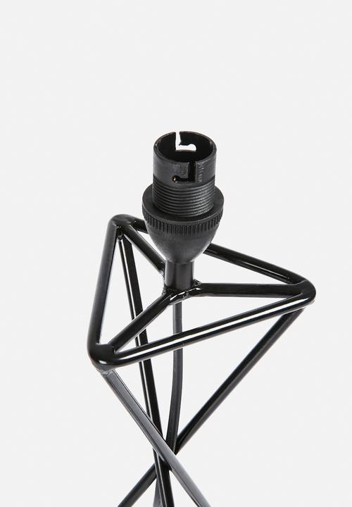 Sixth Floor - Wire Hour-Glass Lamp with Shade