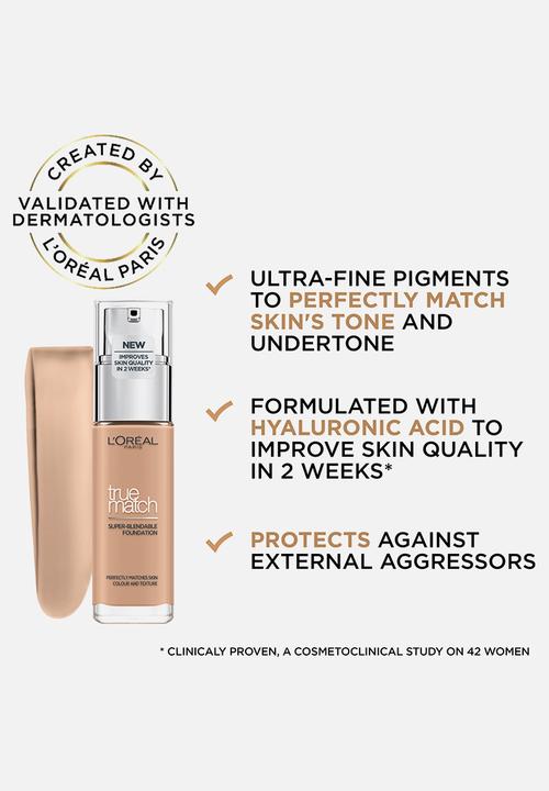 L'Oreal Paris - True Match Liquid Foundation - 3C Rose Beige