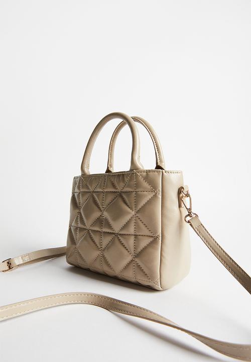 H&M - Quilted crossbody bag - beige