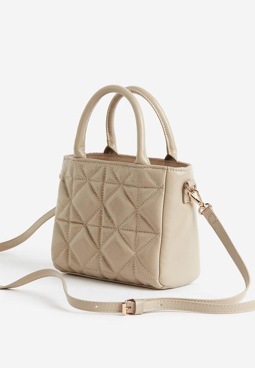 H&M - Quilted crossbody bag - beige