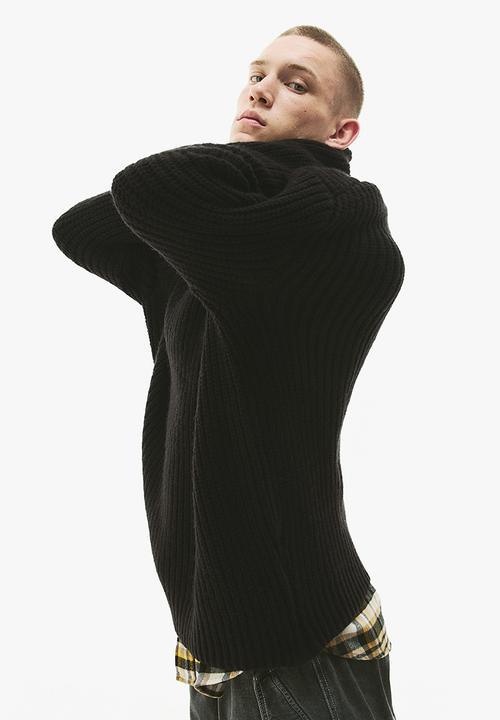 H&M - Loose fit rib-knit jumper - black