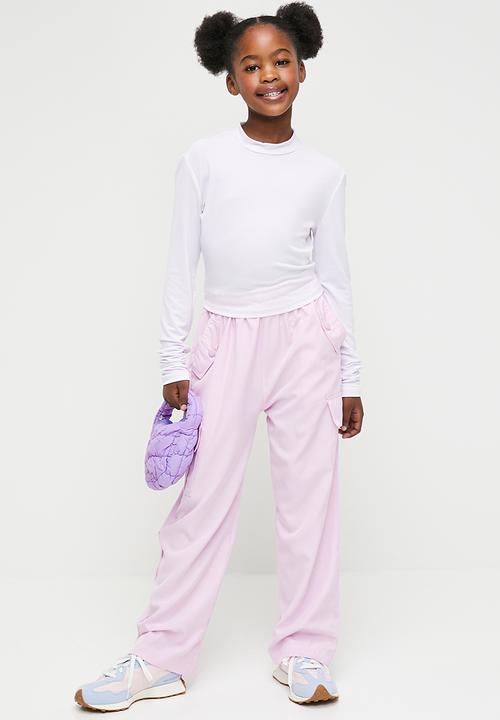 Pop Candy - Draped cargo pants - pink