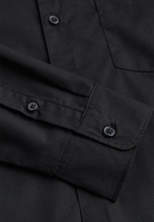 H&M - Easy-iron shirt - black