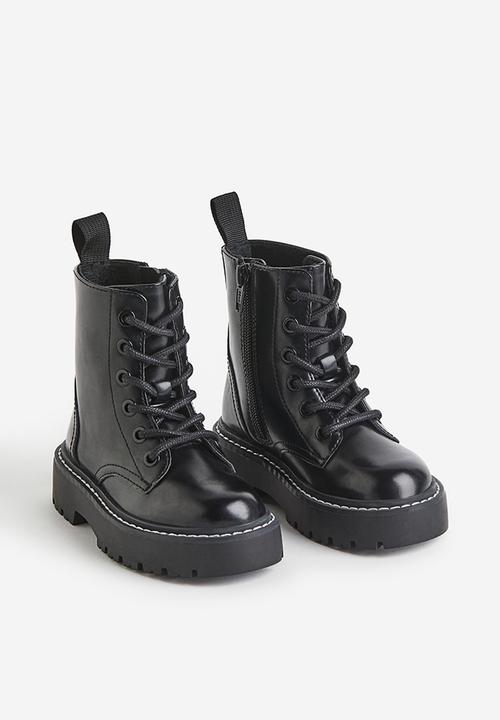 H&M - Lace-up boots - black