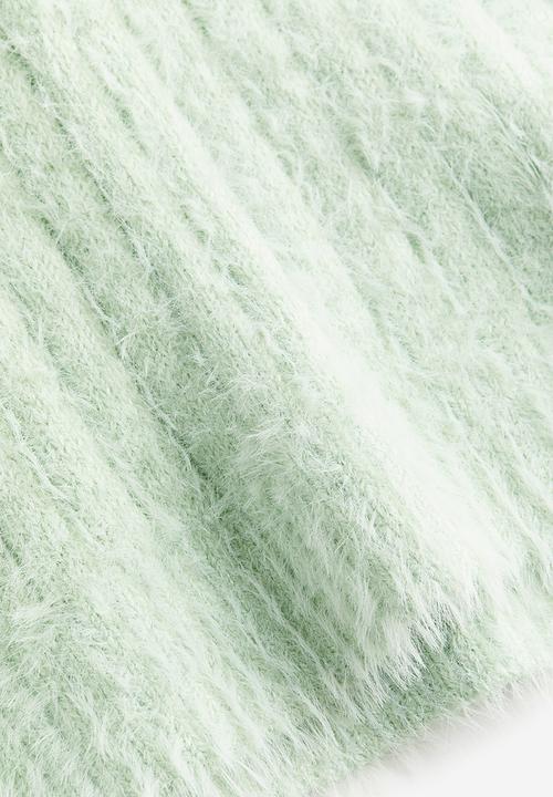 H&M - Fluffy jumper - light green