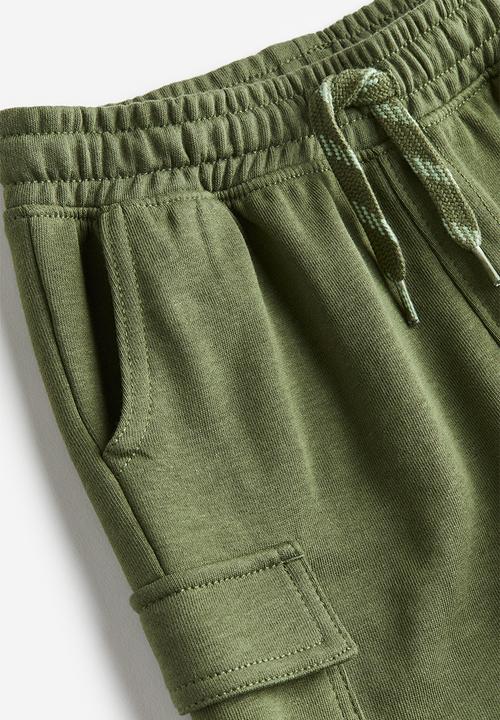 H&M - Cargo joggers - khaki green