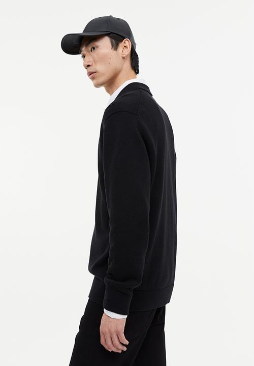 H&M - Regular fit cotton polo shirt - black