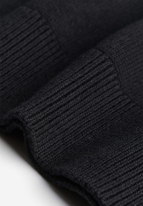 H&M - Regular fit cotton polo shirt - black