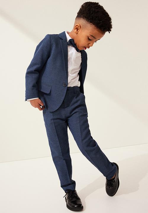 H&M - Slim fit suit trousers - navy blue