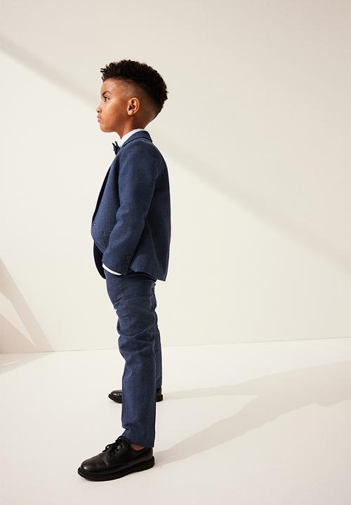 H&M - Slim fit suit trousers - navy blue