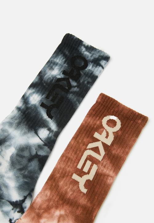 Oakley - B1b all play socks - grey & brown