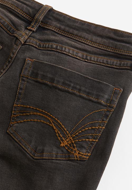 H&M - Flared low jeans - brown washed out