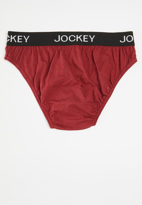Jockey - 3 Pack fancy boys jockey brief - multi 