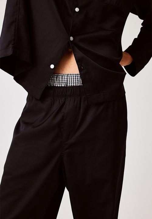 H&M - Satin pyjamas - black