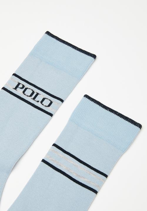 POLO - Cotton - blue & black