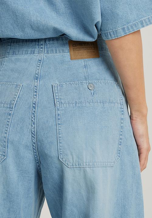 G-STAR - Belted Cargo Loose Wmn - sun faded blue mist