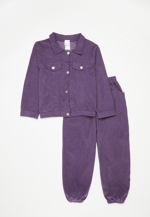 Pop Candy - Trucker jacket & jeans set - purple