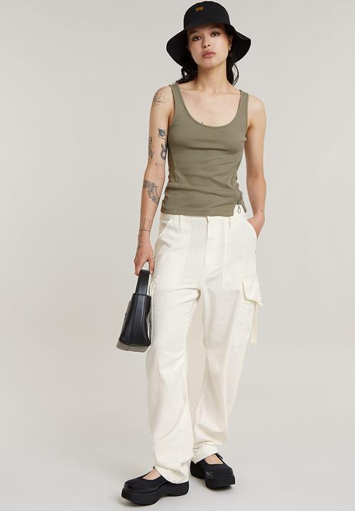 G-STAR - Soft Outdoors Pant Wmn - lt chalk gd