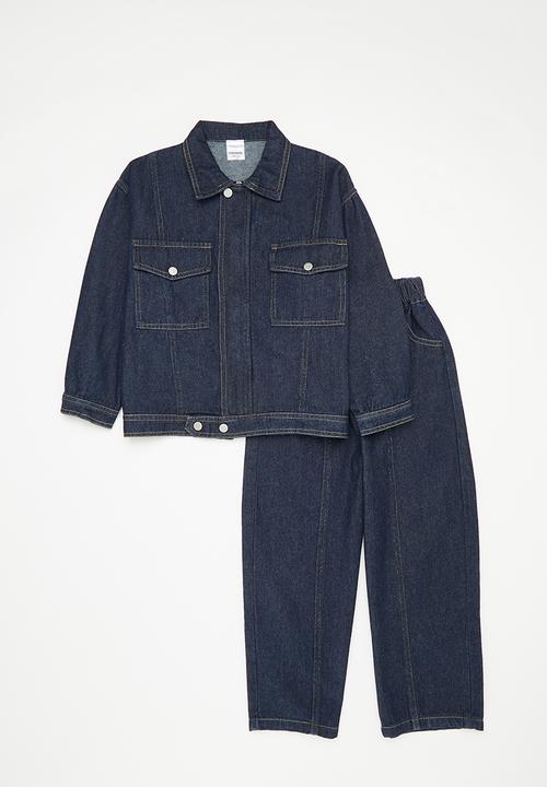 Pop Candy - Denim jacket & jeans set - blue