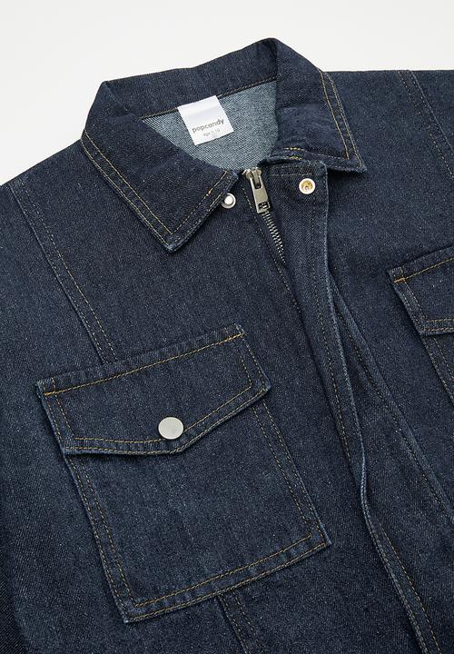 Pop Candy - Denim jacket & jeans set - blue