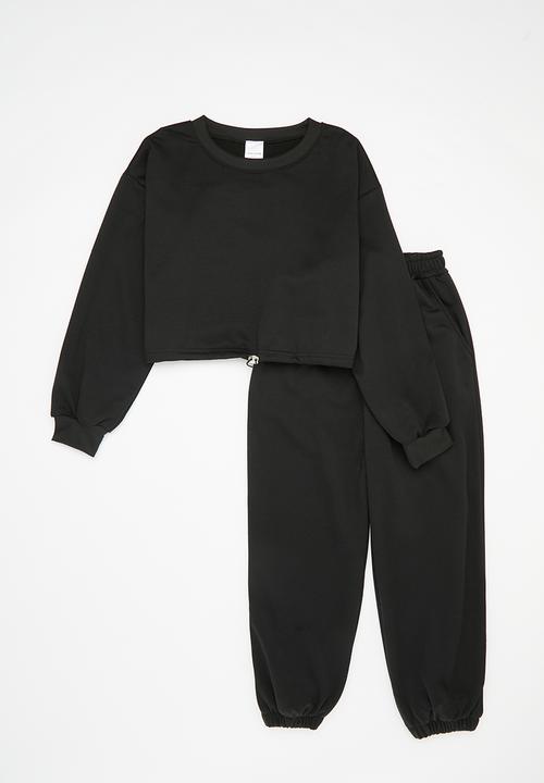 Pop Candy - Sweat top & pants set - black
