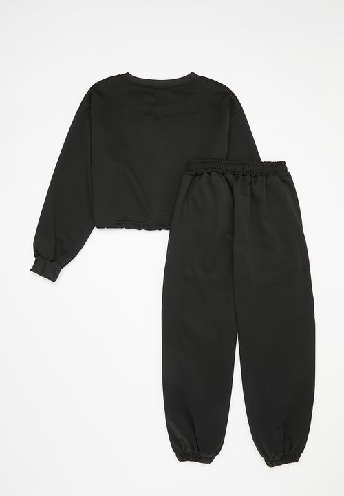 Pop Candy - Sweat top & pants set - black