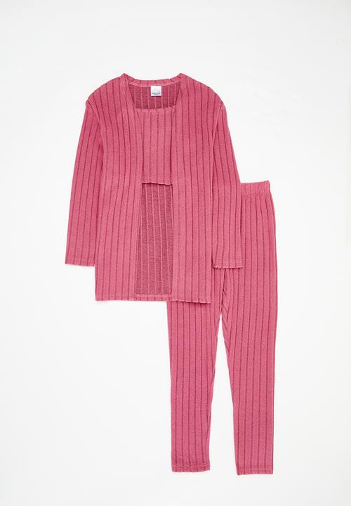 Pop Candy - 3 Piece knit set - pink