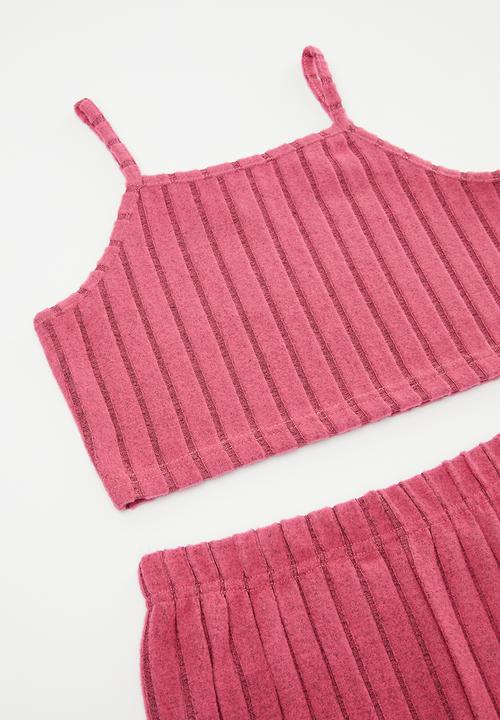 Pop Candy - 3 Piece knit set - pink