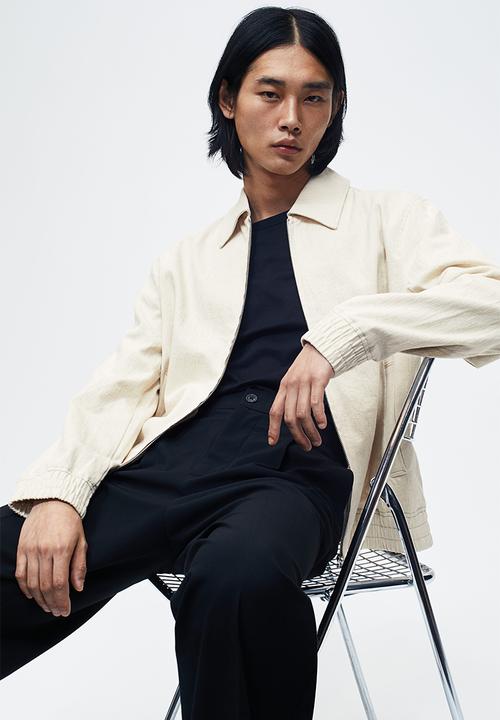 H&M - Regular fit linen-blend jacket - beige