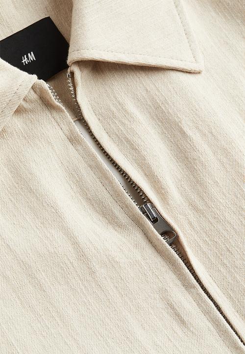 H&M - Regular fit linen-blend jacket - beige