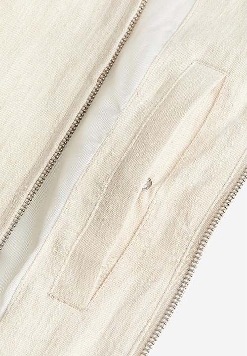 H&M - Regular fit linen-blend jacket - beige