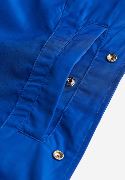 H&M - Regular fit satin baseball jacket - blue, multi