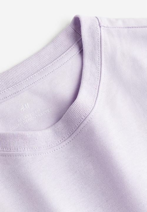 H&M - Relaxed fit t-shirt - purple