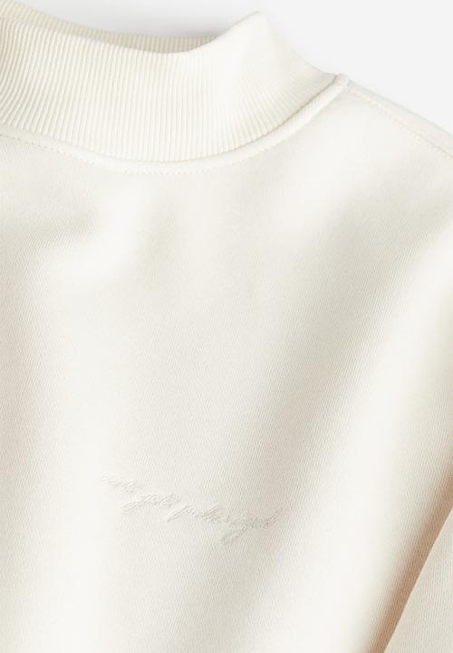 H&M - Relaxed fit sweatshirt - light beige