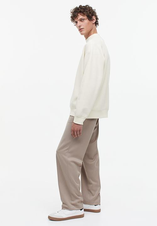 H&M - Relaxed fit sweatshirt - light beige