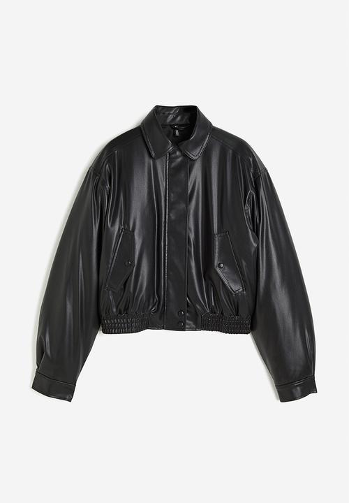 H&M - Coated jacket - black