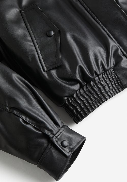 H&M - Coated jacket - black