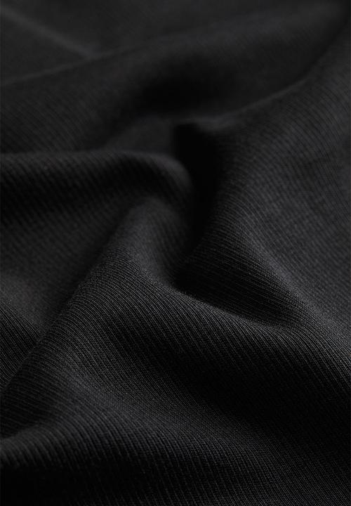 H&M - Mama ribbed jersey dress - black