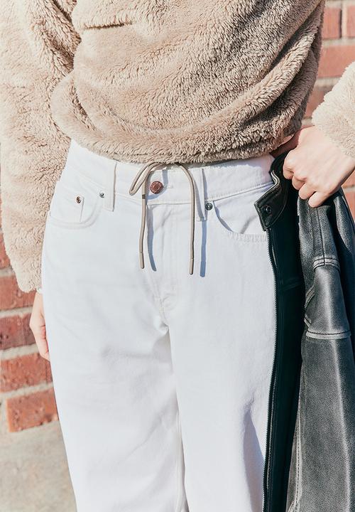 H&M - Pile hoodie - beige