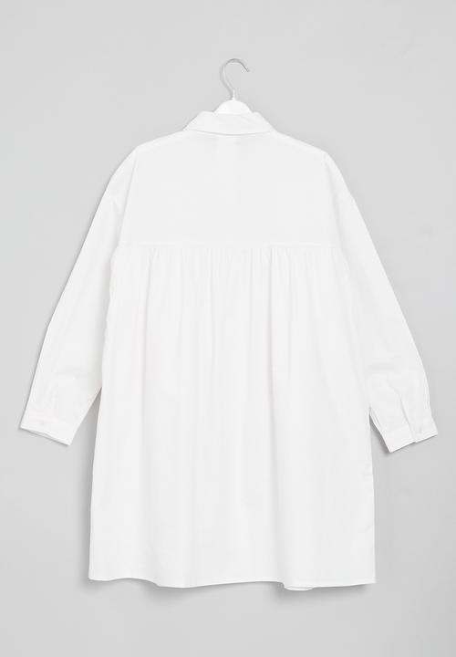 Pop Candy - Tiered dress - white